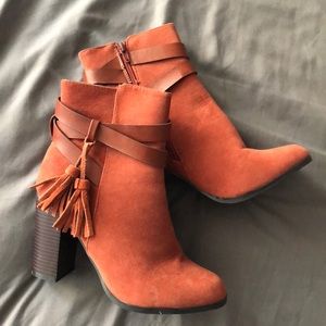 Rust Ankle Boots
